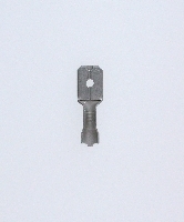 Flachstecker 6,3mm  0,50 -1,5mm² unisoliert 10 Stk