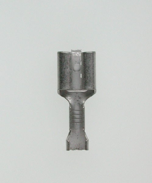 Flachsteckerhülsen 6,3mm 0,50 -1,5mm² unisoliert 10 Stk