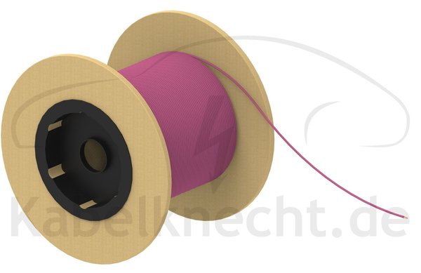 FLRy 0,50mm² rosa 50m Spule