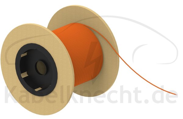FLRy 0,50qmm orange 50m Spule