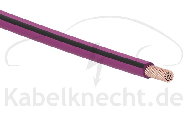 FLRy 0,50qmm 10m violett/schwarz