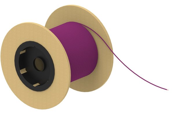 FLRy 2,5mm² violett 50m Spule