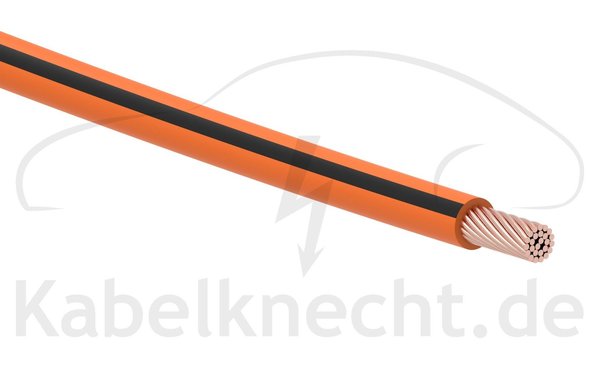 FLRy 0,35qmm 10m orange/schwarz