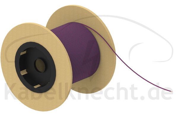 FLRy 0,50qmm violett/grün 50m Spule