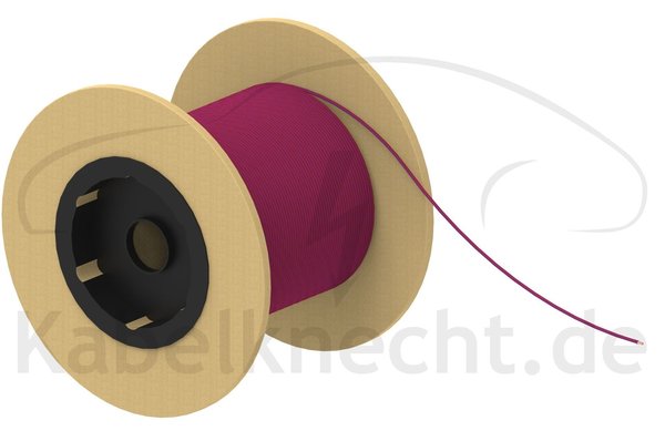 FLRy 0,50mm² violett/rot  50m Spule