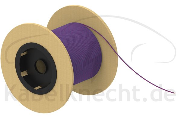FLRy 0,35qmm violett/blau 50m Spule