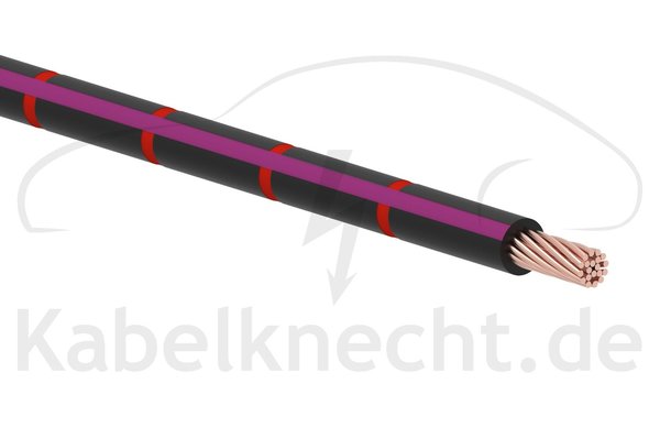 FLRy 1,5mm² 10m schwarz/violett/rot