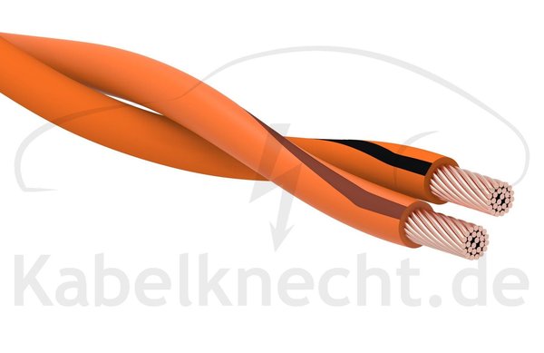 FLRY-A 2x0,35qmm orange/braun - orange/schwarz TP