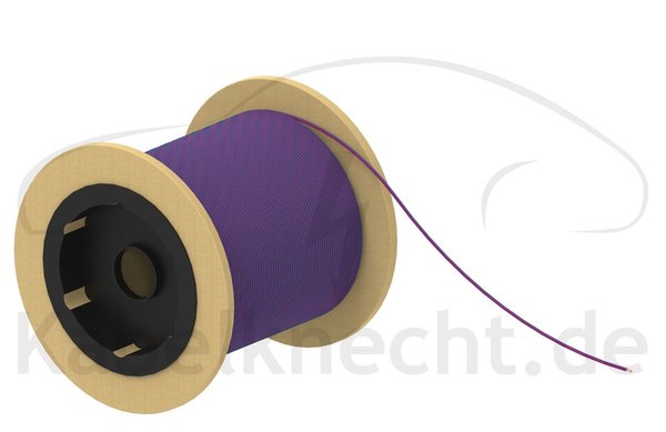 FLRy 0,50qmm violett/blau 50m Spule