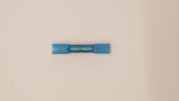 Stoßverbinder mit Schrumpfschlauch blau 1,50 - 2,50qmm